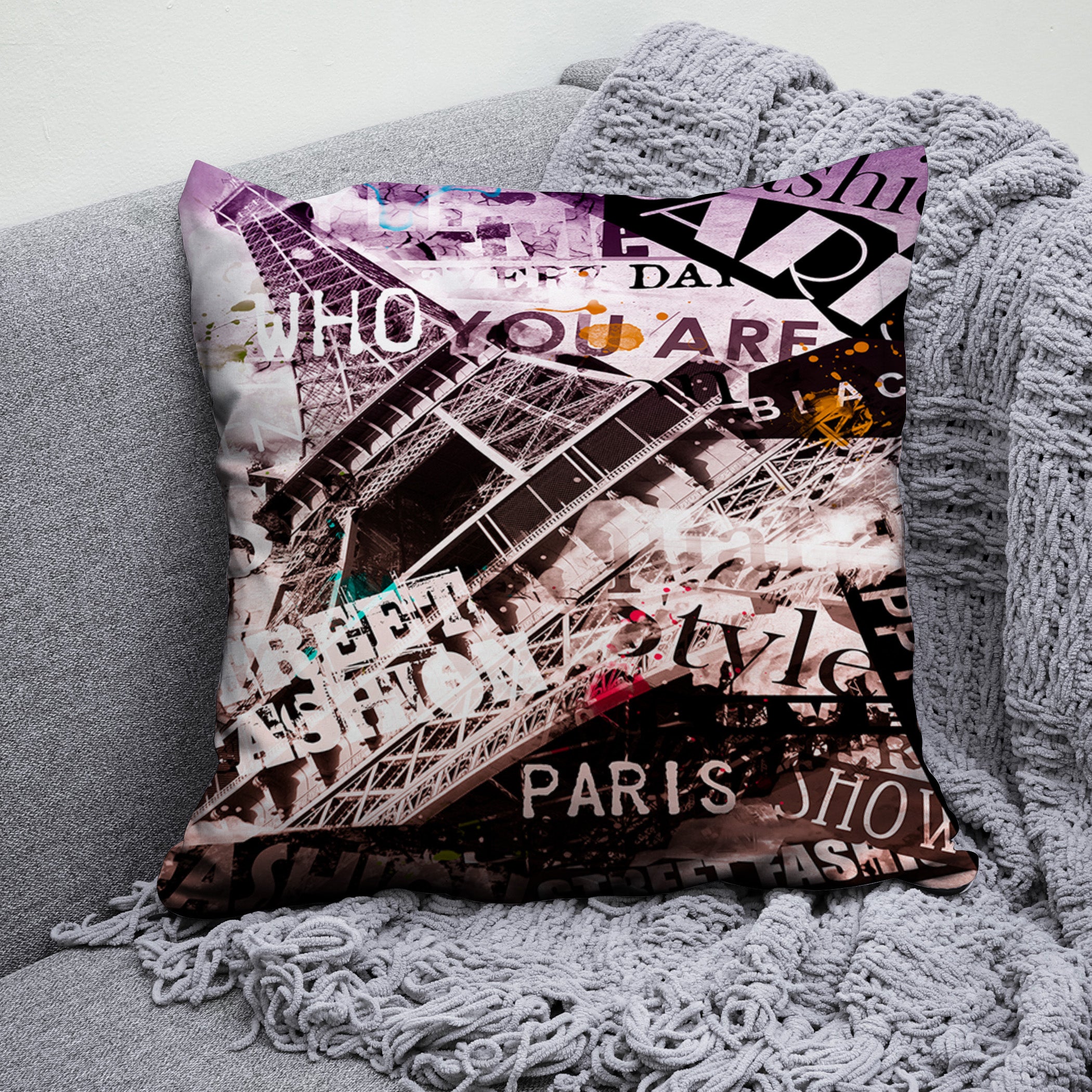 Manias Throw Pillow