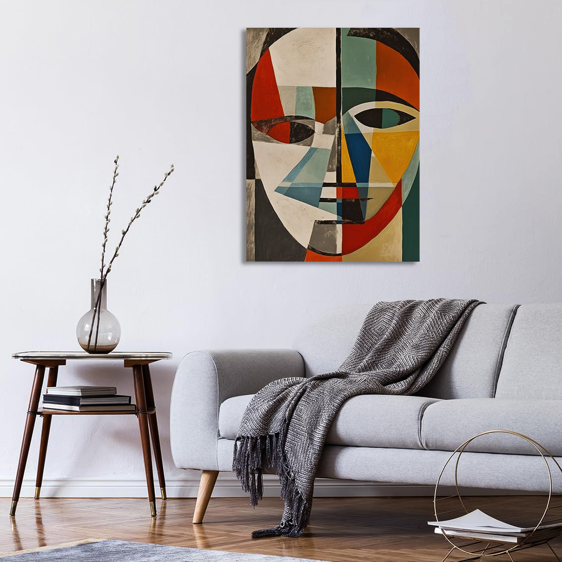 Masked Visage Canvas Print