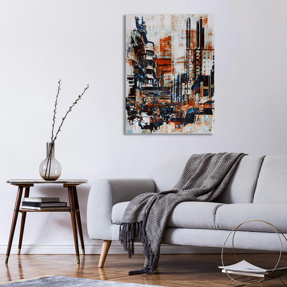 Metropolis Mosaic Canvas Print