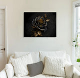 Midnight Rose Canvas Print