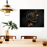 Midnight Rose Canvas Print