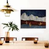 Moonlight Oasis Canvas Print