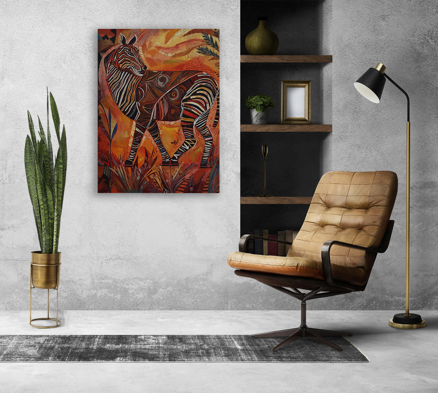 Nature's Contrast Canvas Print