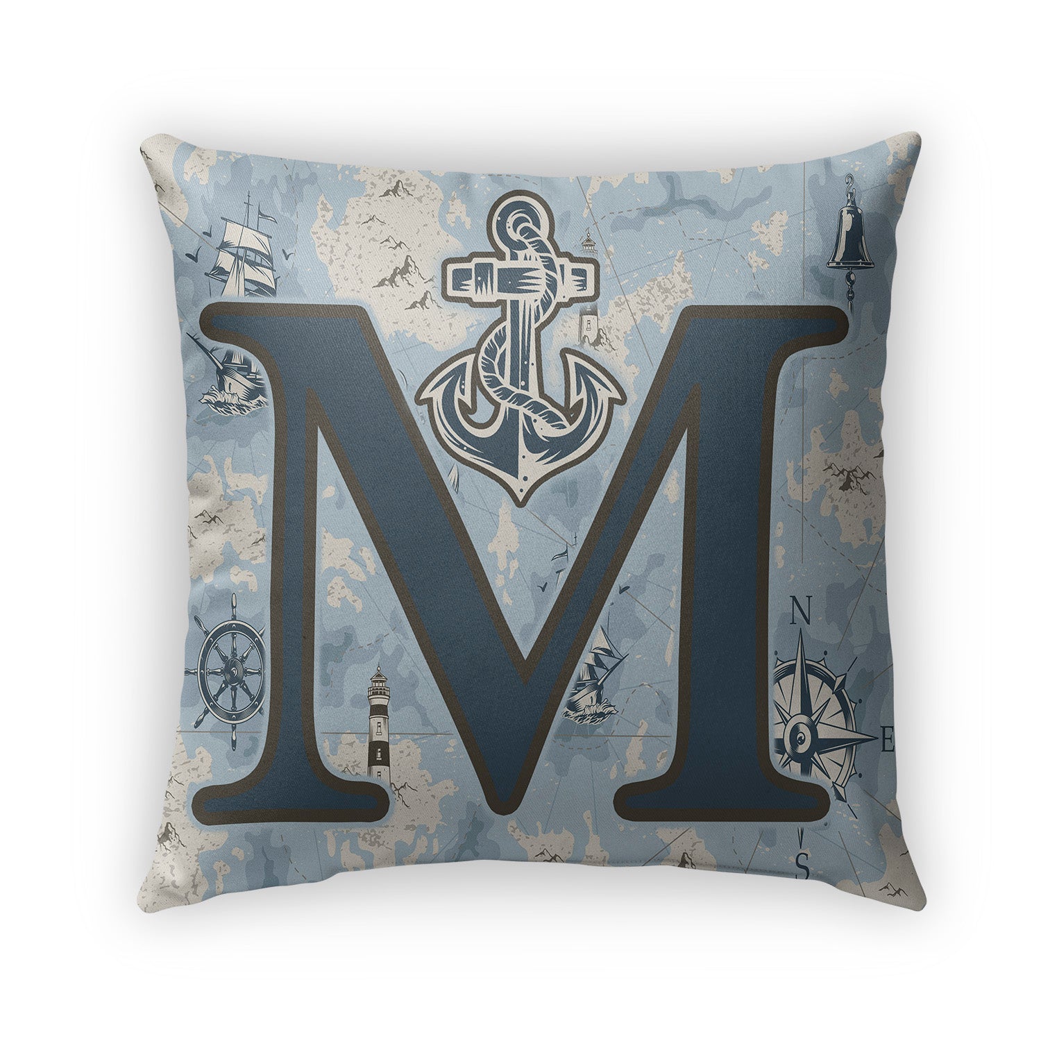 Nautical Map Baby Set