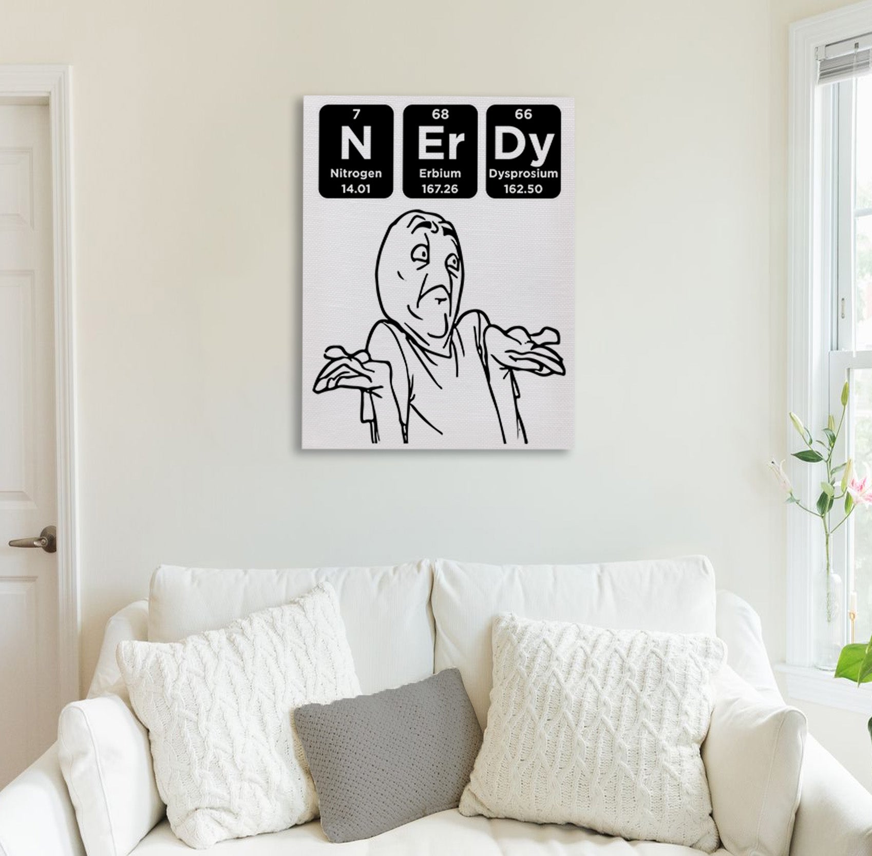 Nerdy Canvas Print