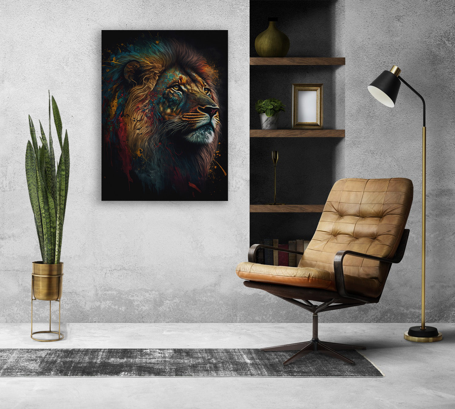 Noble Gaze Canvas Print