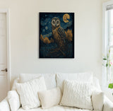 Nocturnal Wisdom Canvas Print