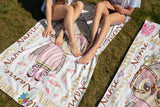 Owl Girls Beach Towel