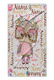 Owl Girls Beach Towel