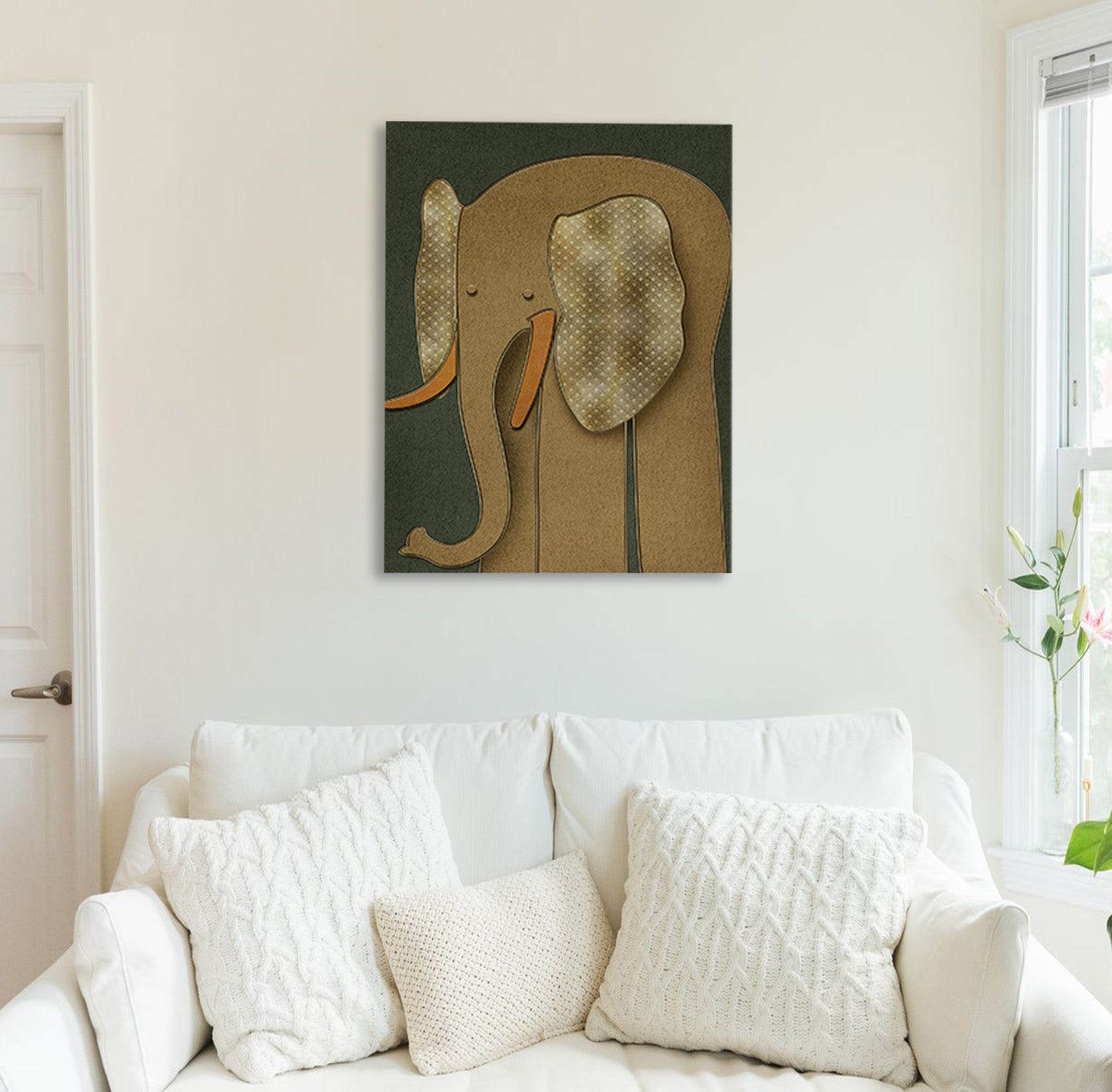 Pachyderm Canvas Print