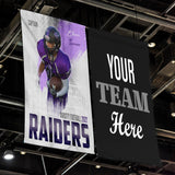 Painted Football Banner