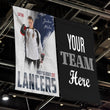 Painted Hockey Banner