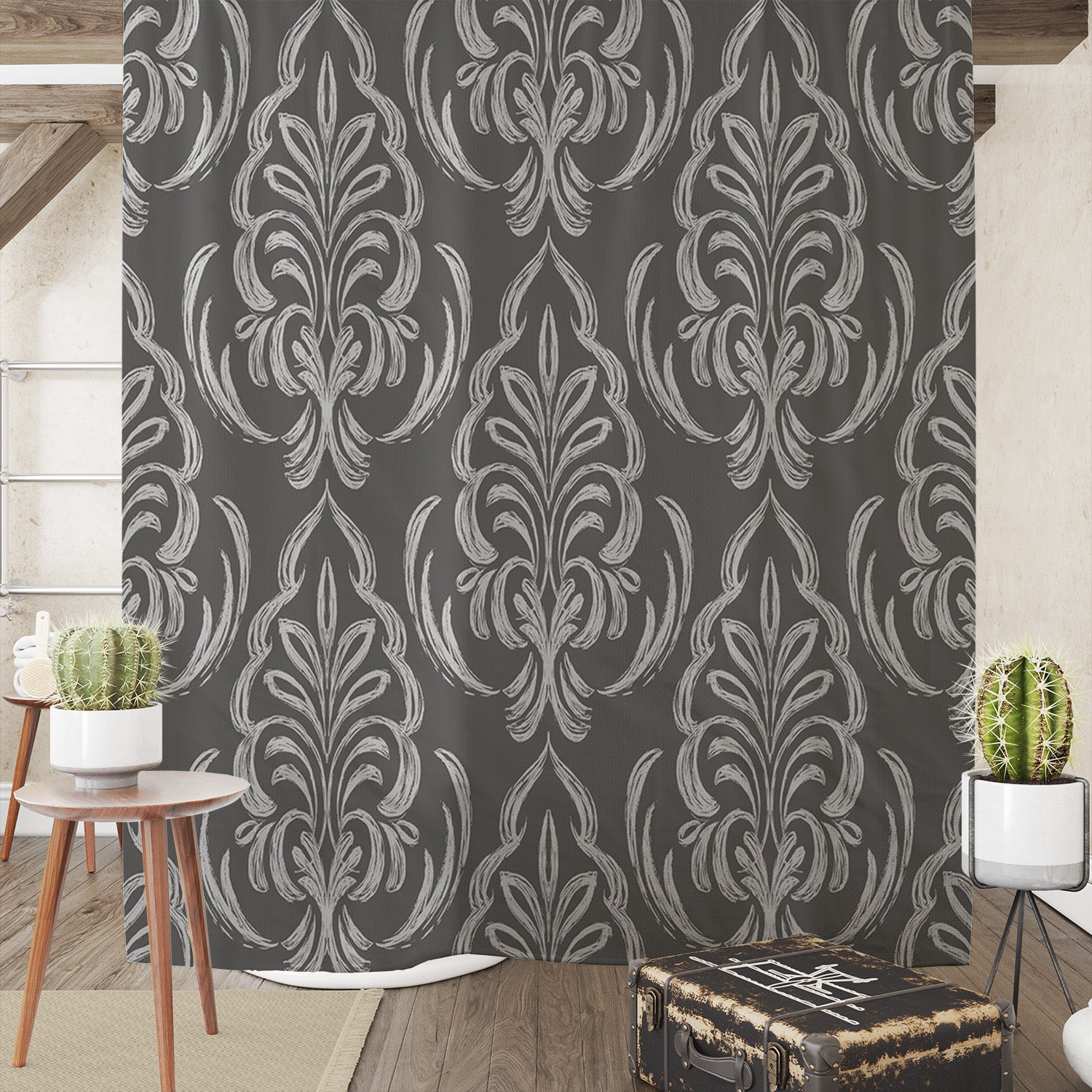 Paschalis shower curtain