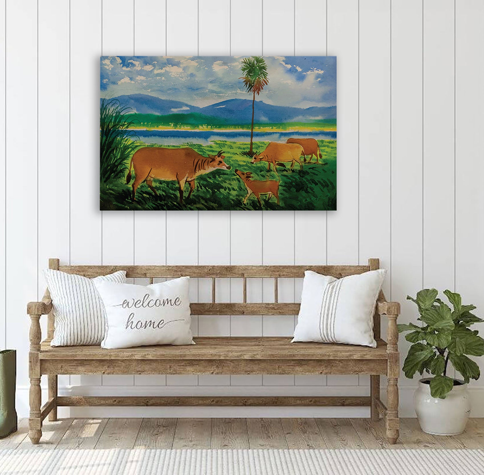 Pastando Canvas Art