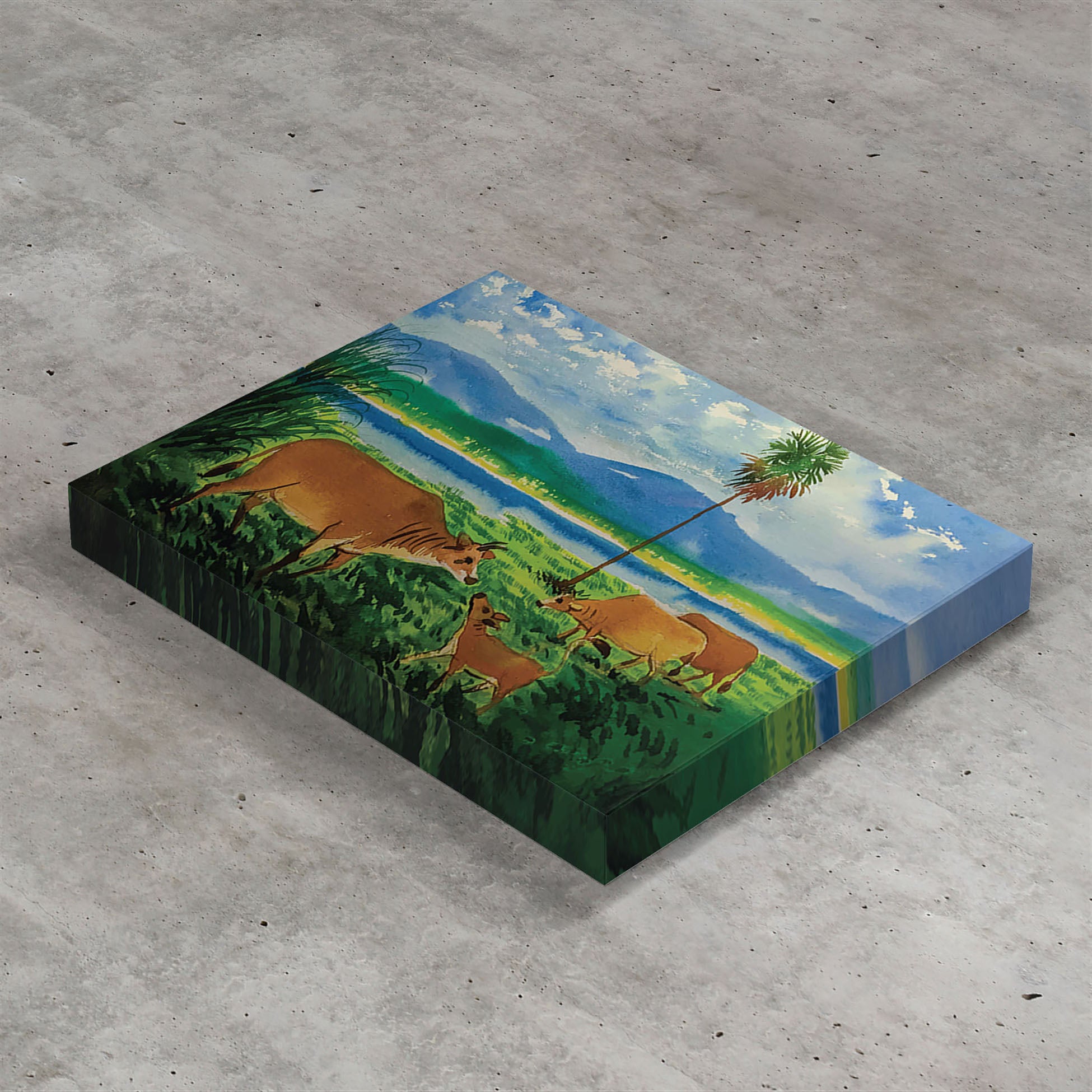 Pastando Canvas Art