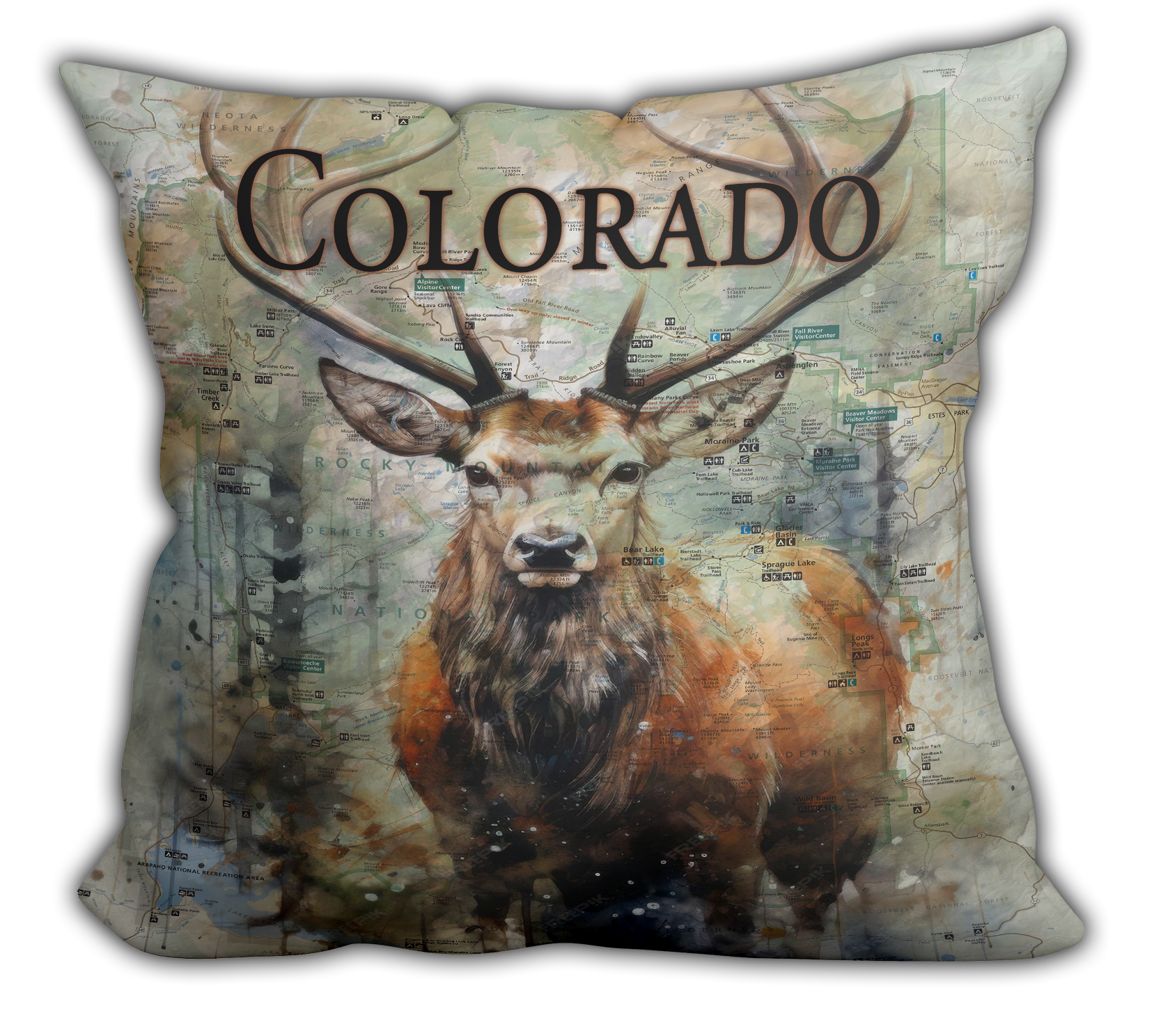 Colorado Flag Design_3 Pillows