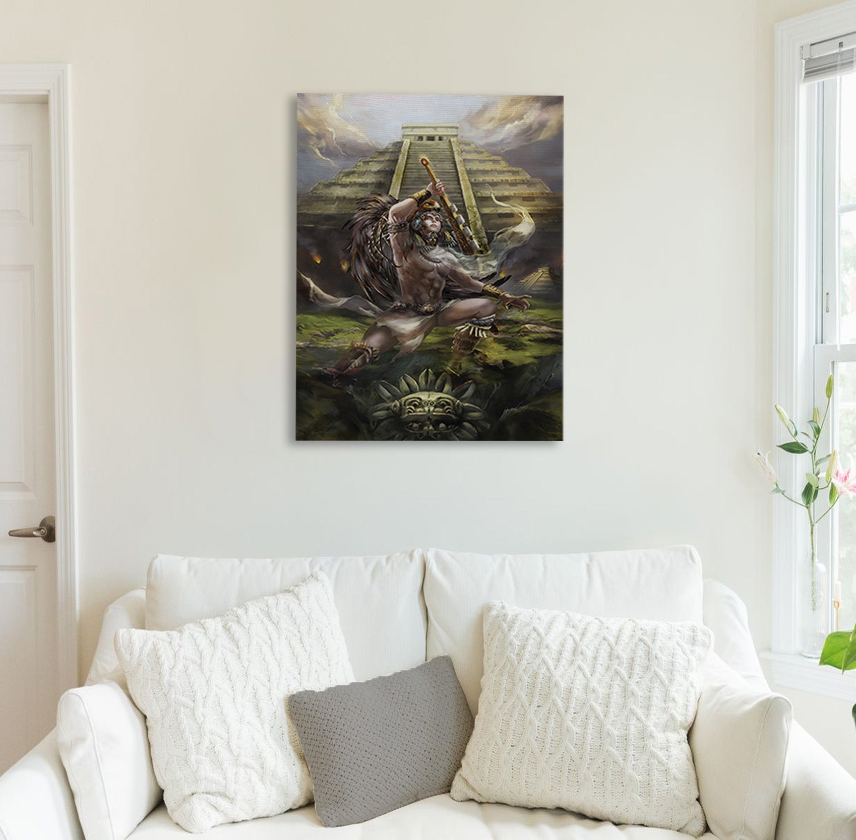 Pyramid Guardian Canvas Print