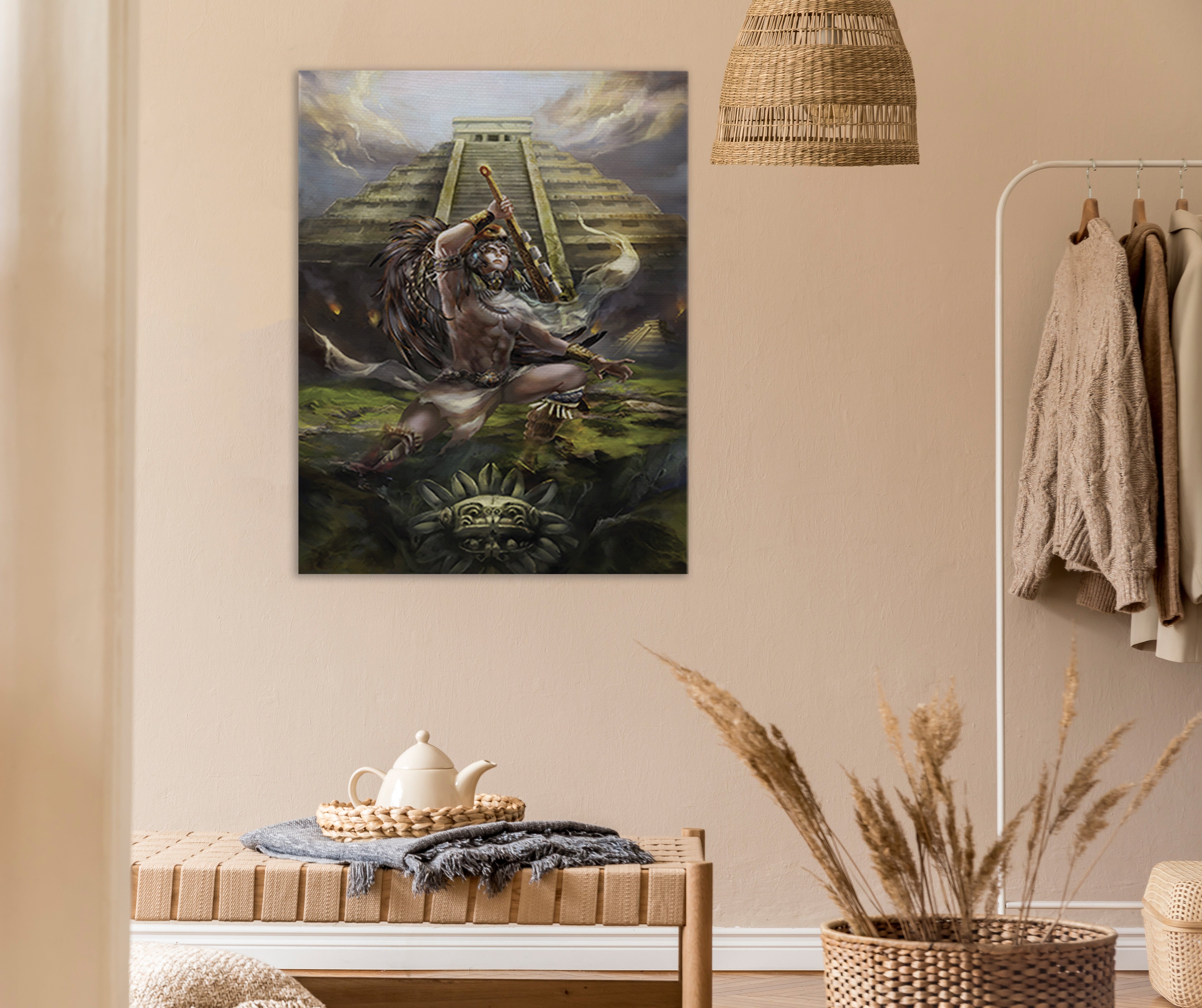 Pyramid Guardian Canvas Print