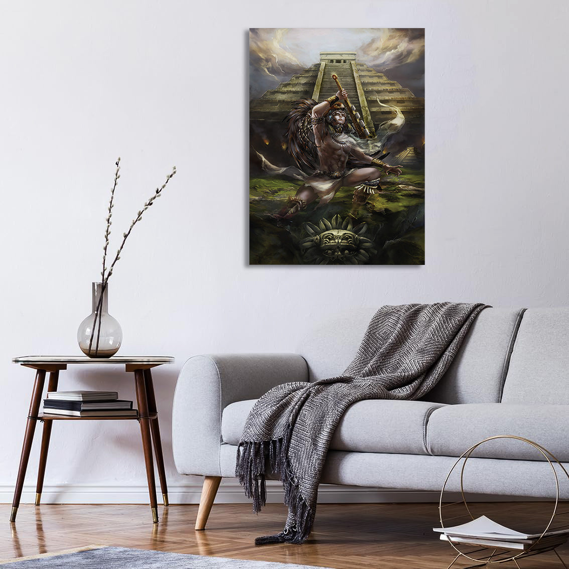 Pyramid Guardian Canvas Print