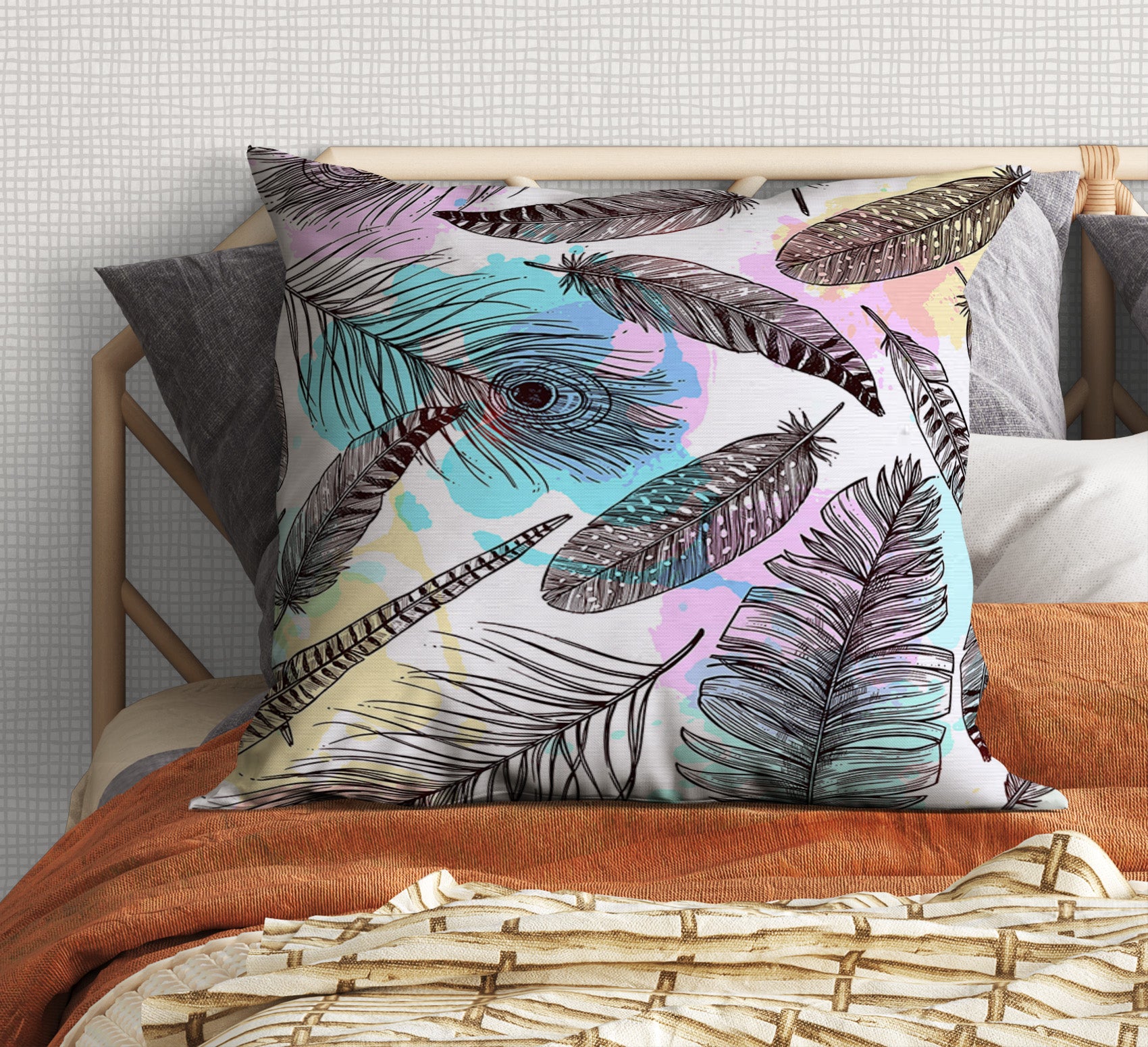 Radha Throw Pillow