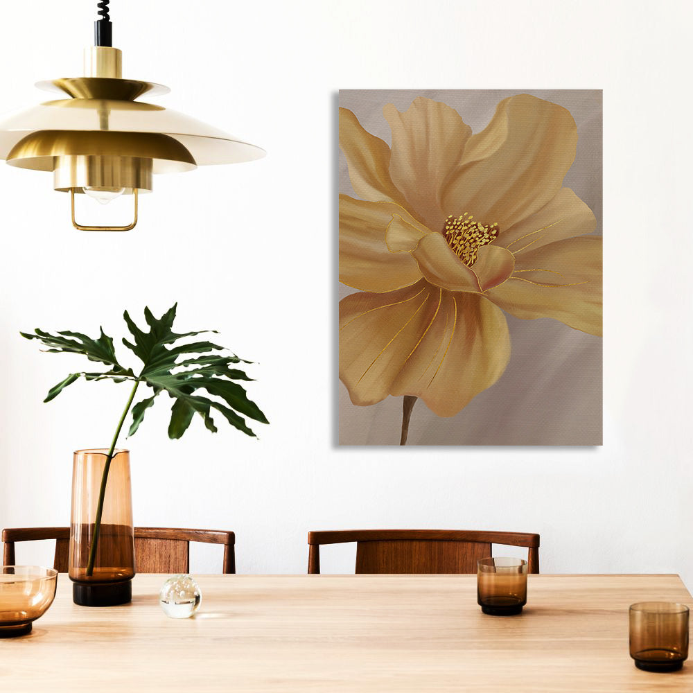 Radiant Petal Canvas Print