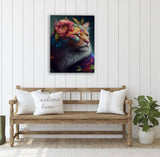 Rainbow Cat Canvas Print