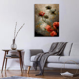 Red Flowers Canvas Print