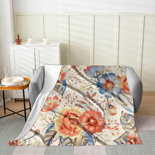 Reeta Throw Velveteen Blanket