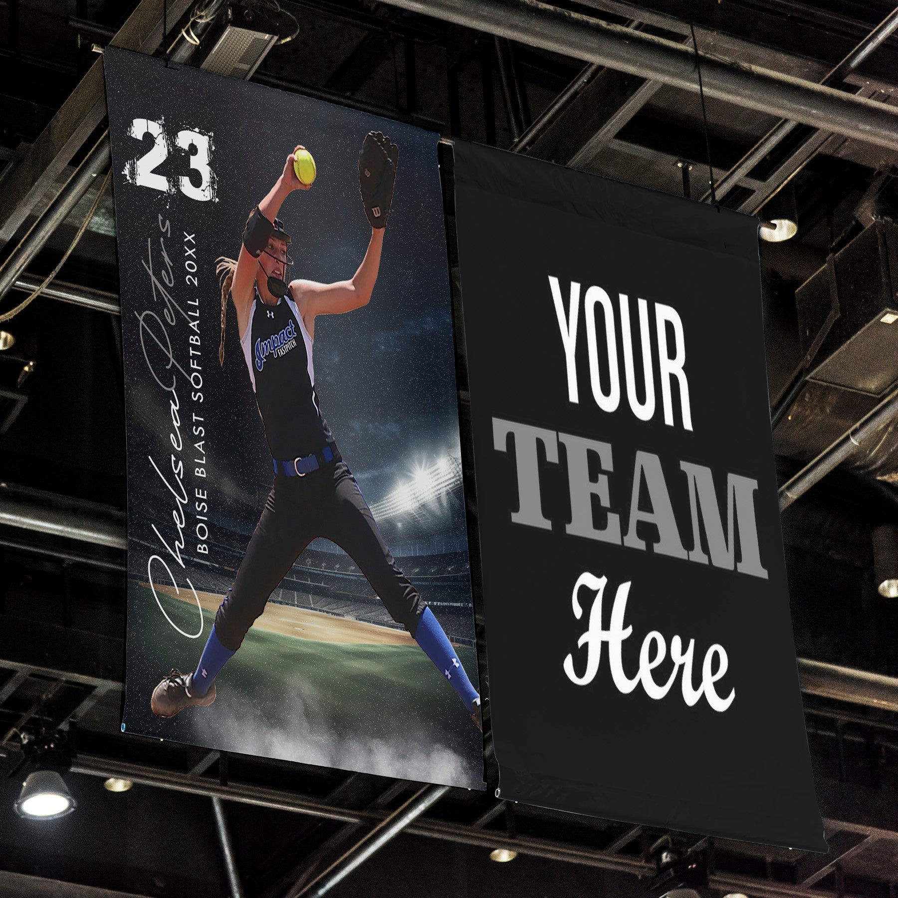 Reflection Softball Banner