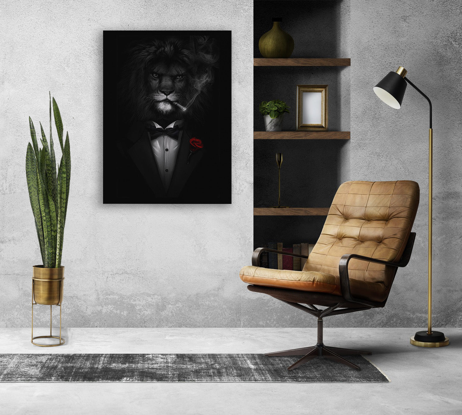 Regal Roar Canvas Print