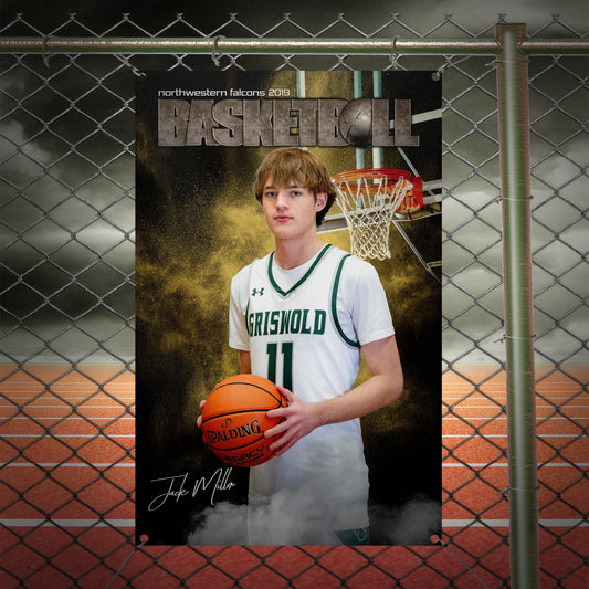 Rocked Basketball Banner