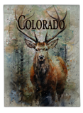 Colorado Flag Design_3 Area Rug