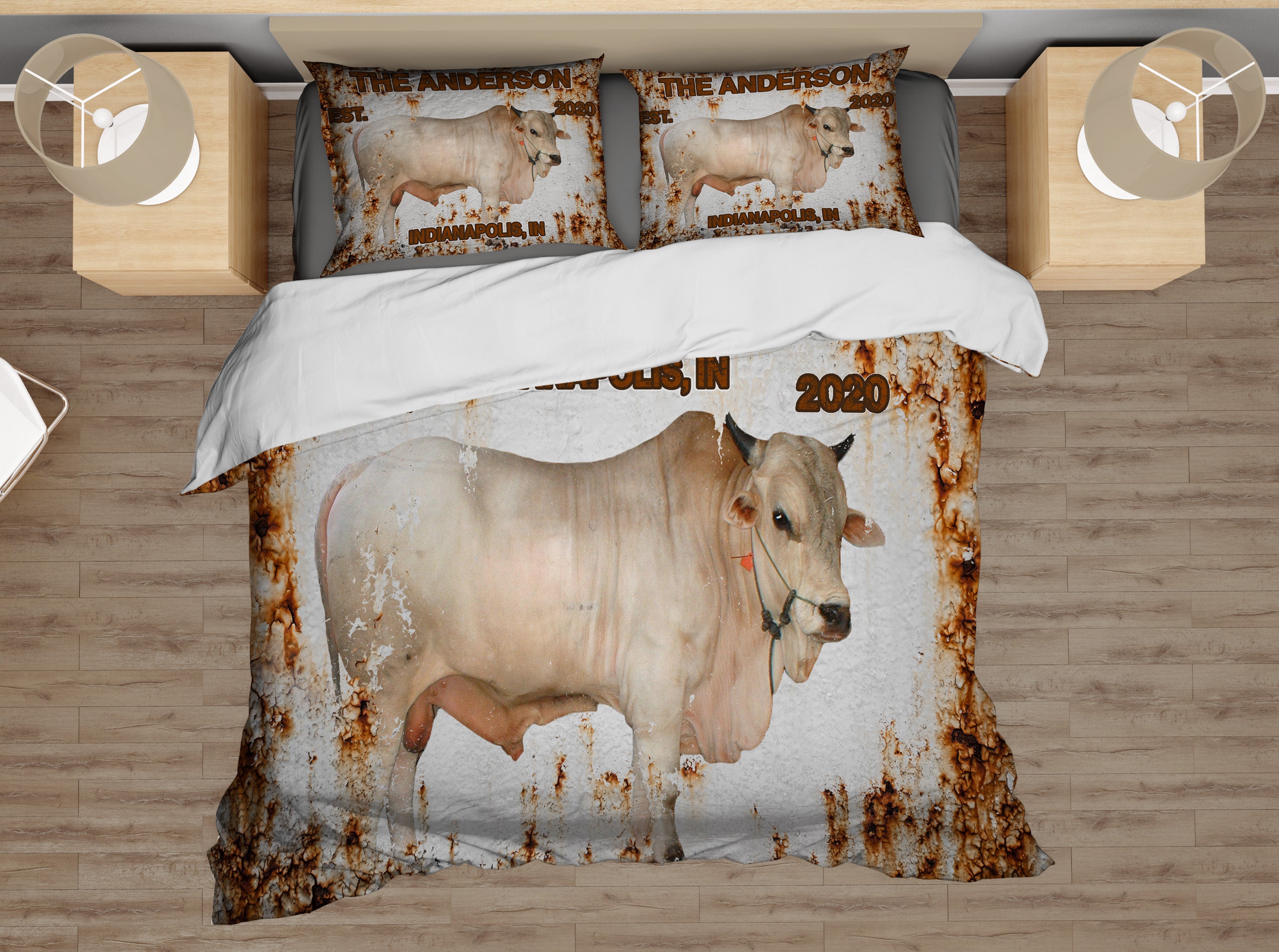 Rusted Cattle Comforter Set