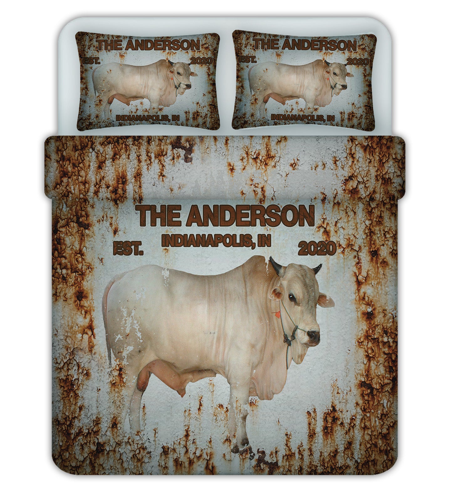 Rusted Cattle Comforter Set