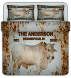 Rusted Cattle Duvet Cover Set