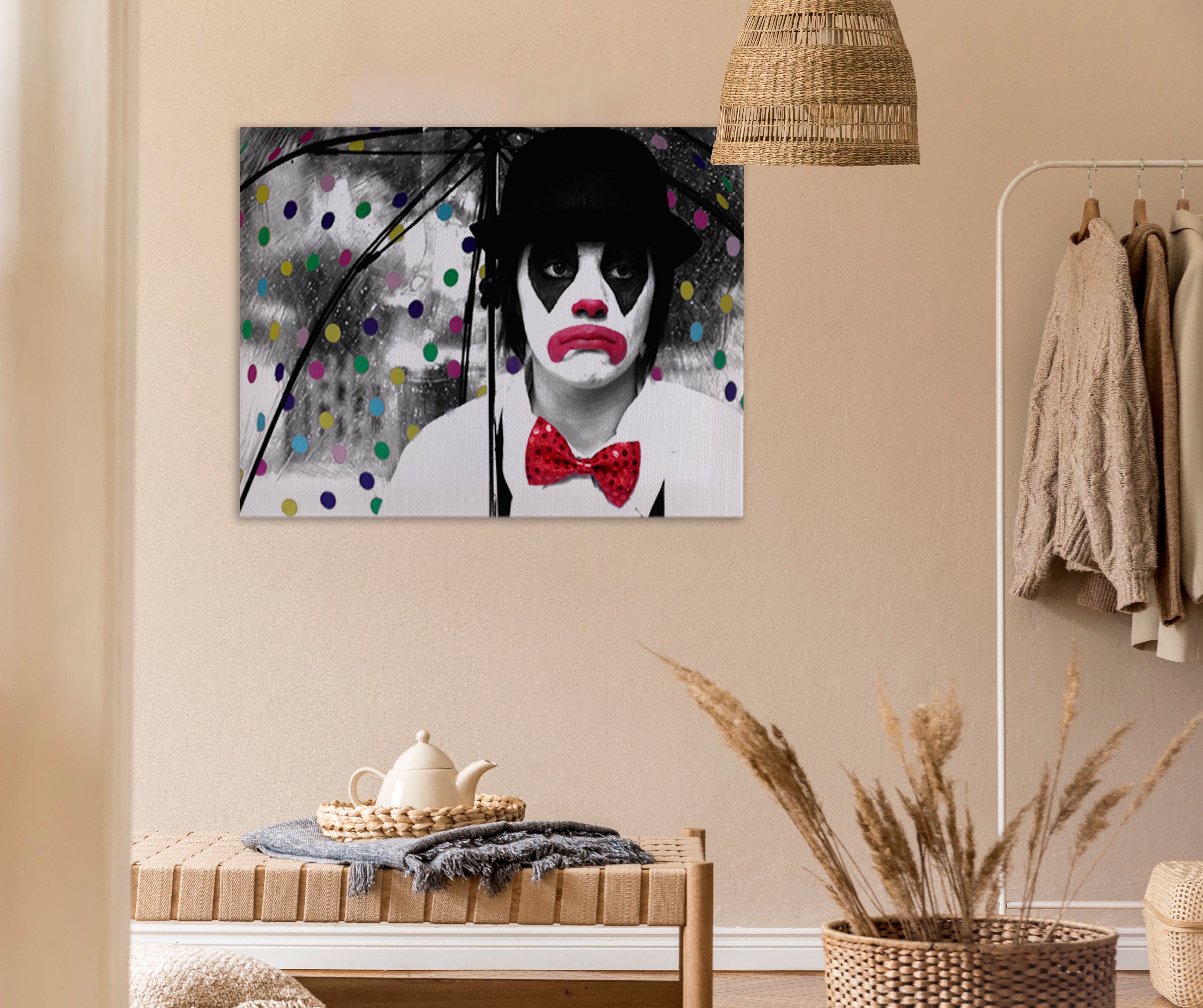 Sad Clown Canvas Print