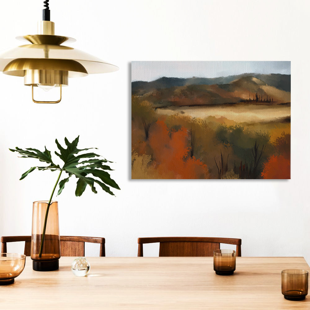 Scenic Mountain Retreat Canvas Print