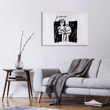 Seated Canvas Print