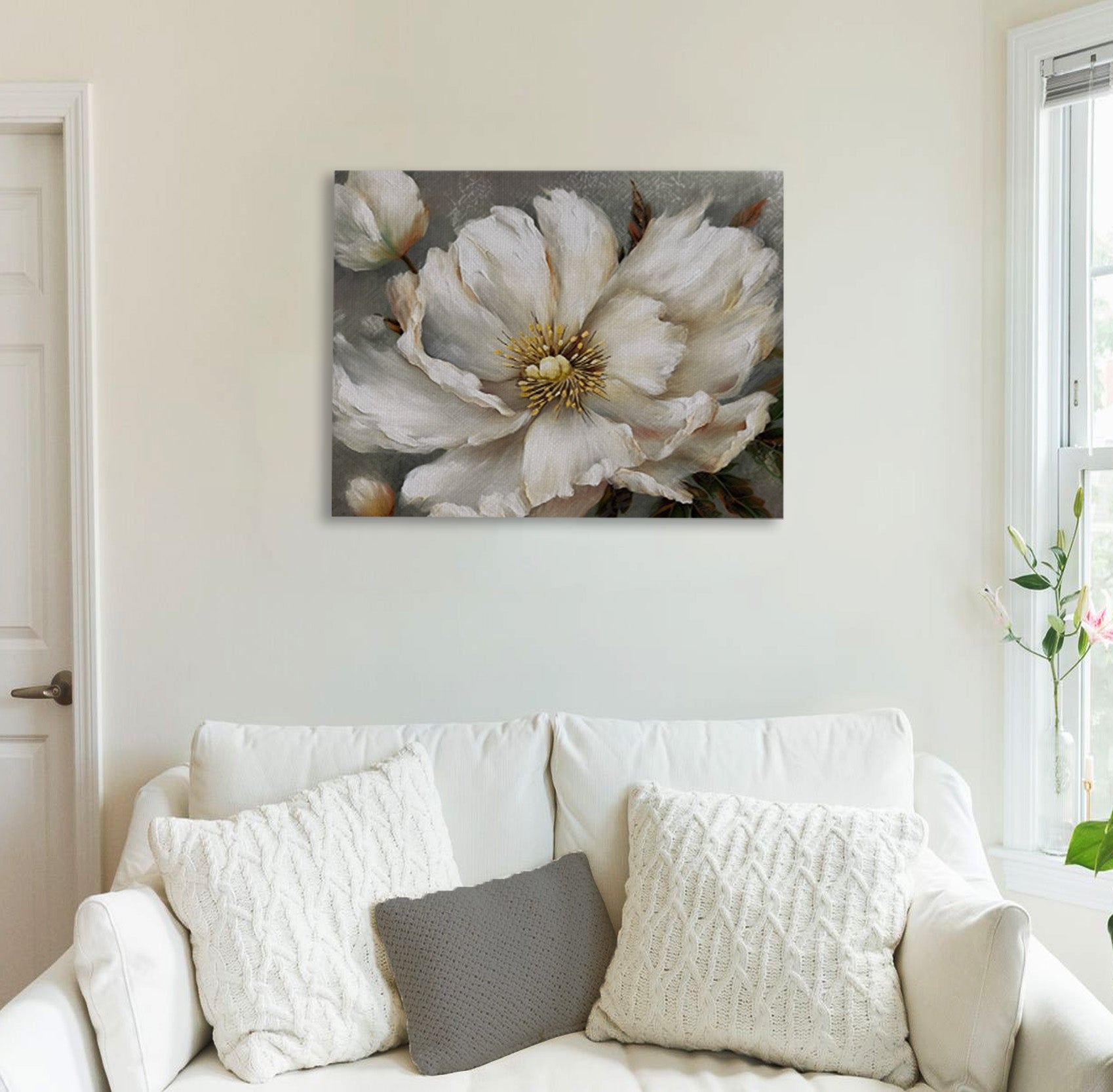 Serene Flower Canvas Print