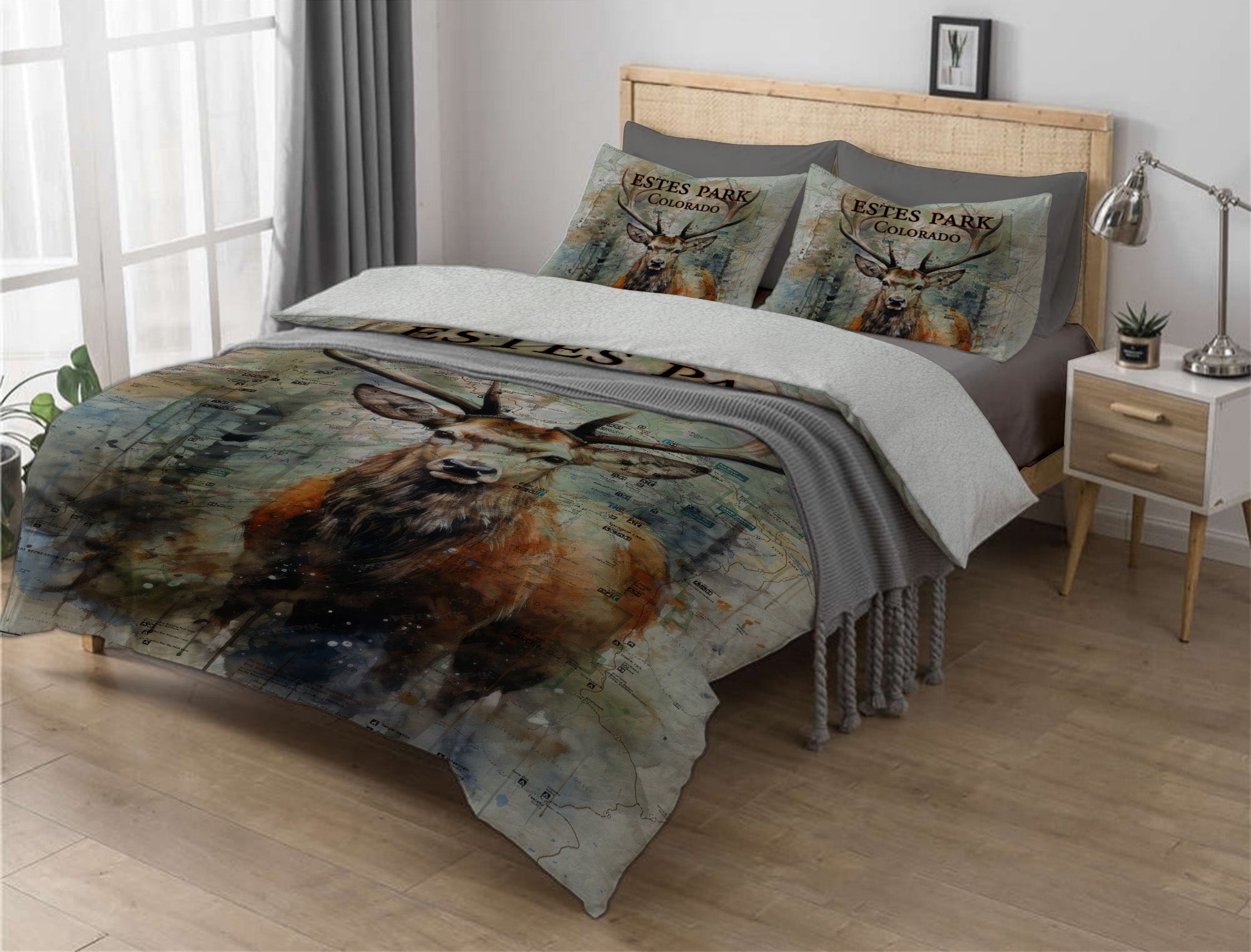 Estes Park Design_4 Sherpa Comforter Set