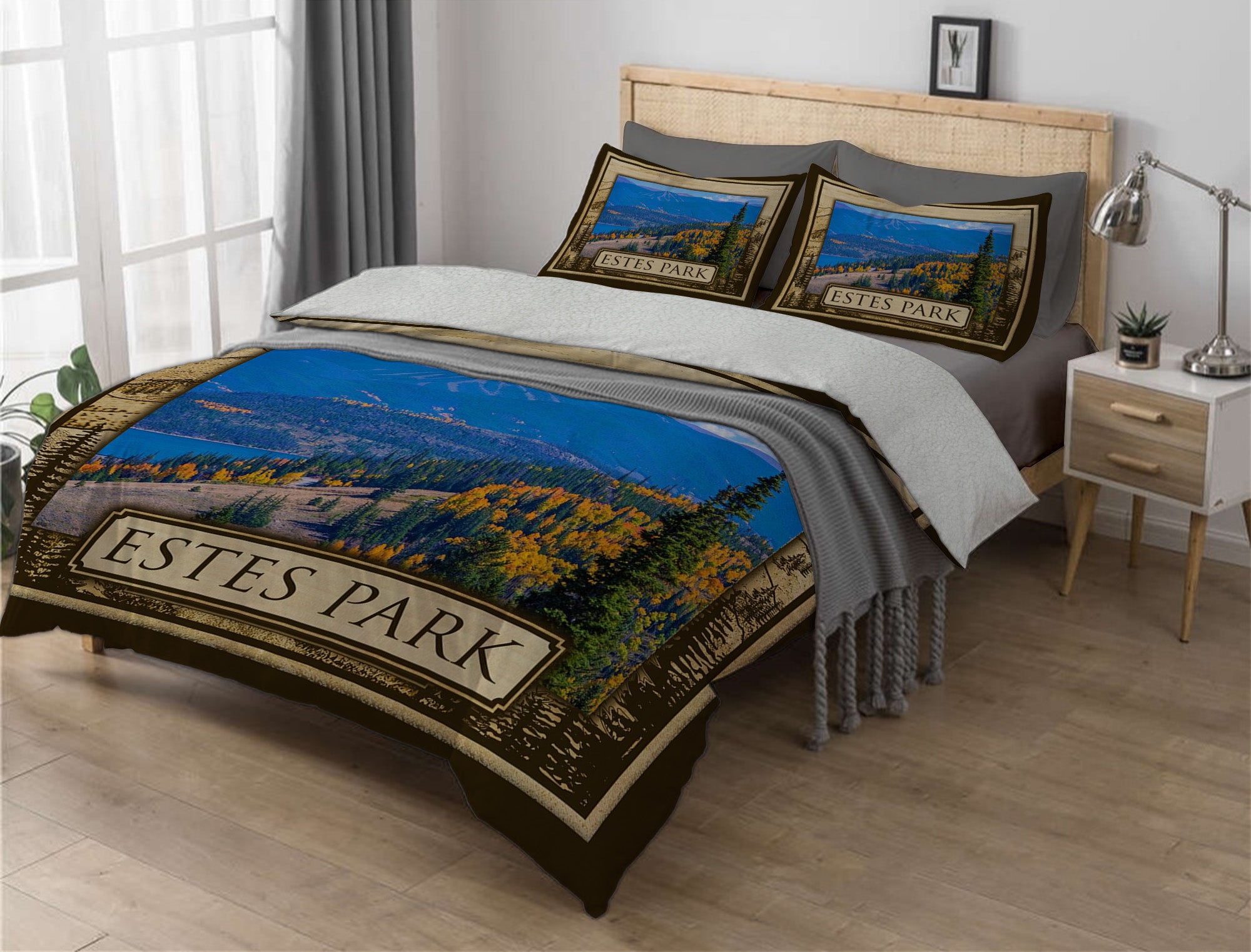 Estes Park Design_5 Sherpa Comforter Set
