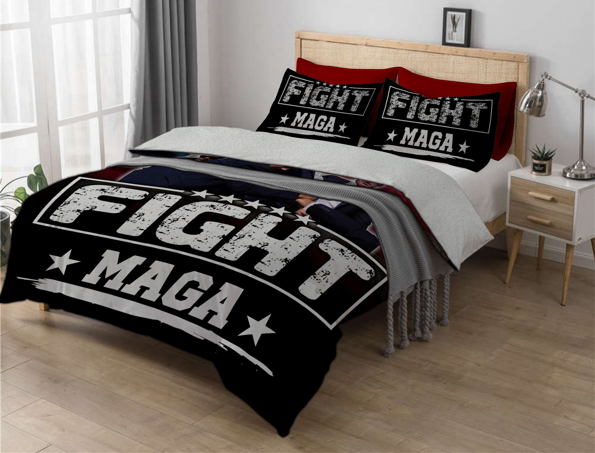 MAGA Design #2 Sherpa Comforter Set