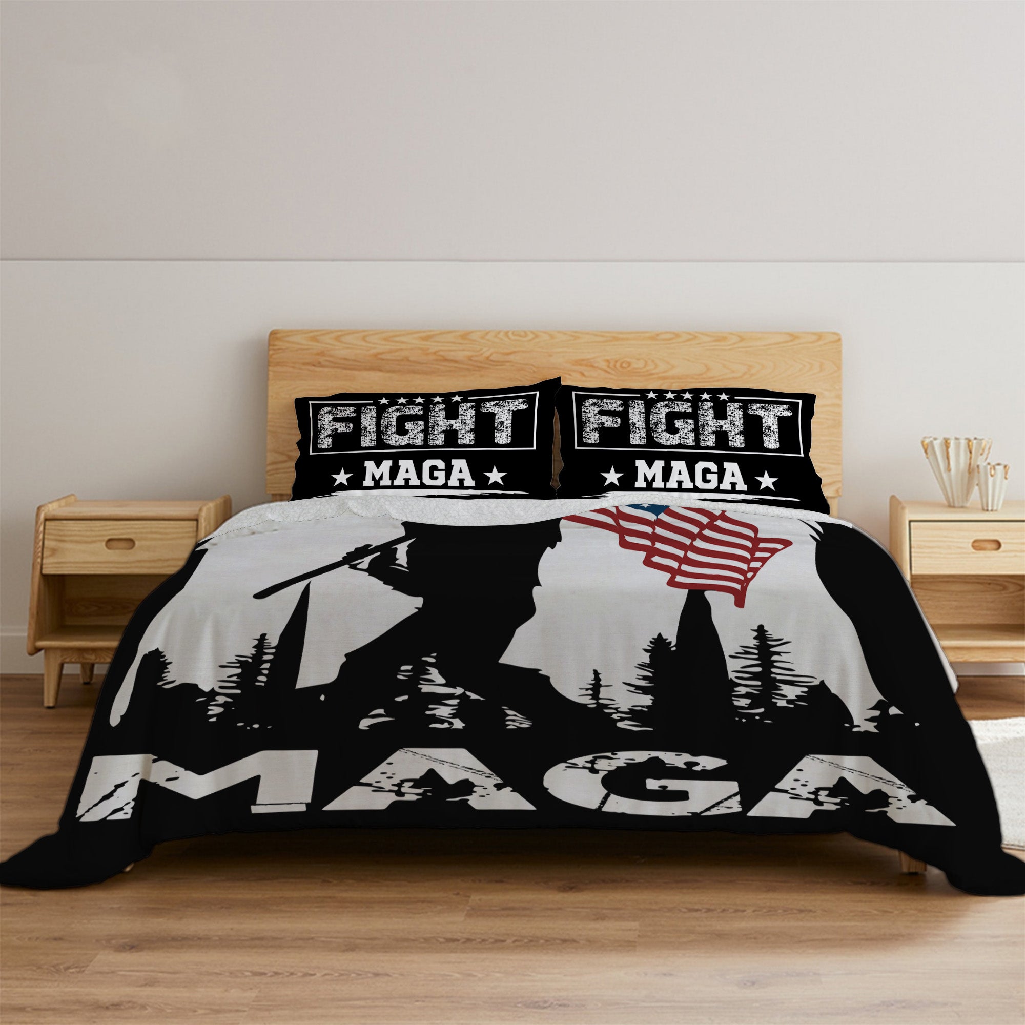 MAGA Design #3 Sherpa Comforter Set