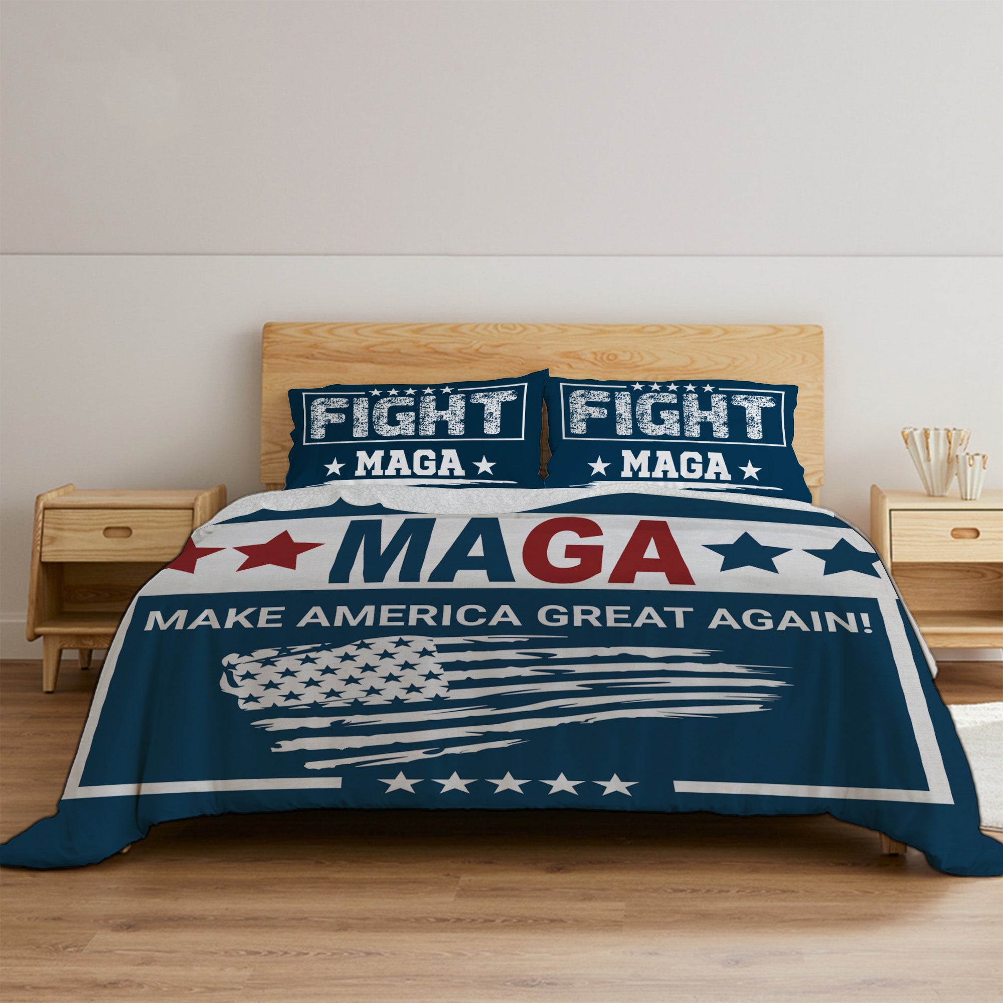 MAGA Design #4 Sherpa Comforter Set