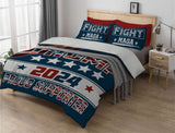 Proud Supporter Sherpa Comforter Set