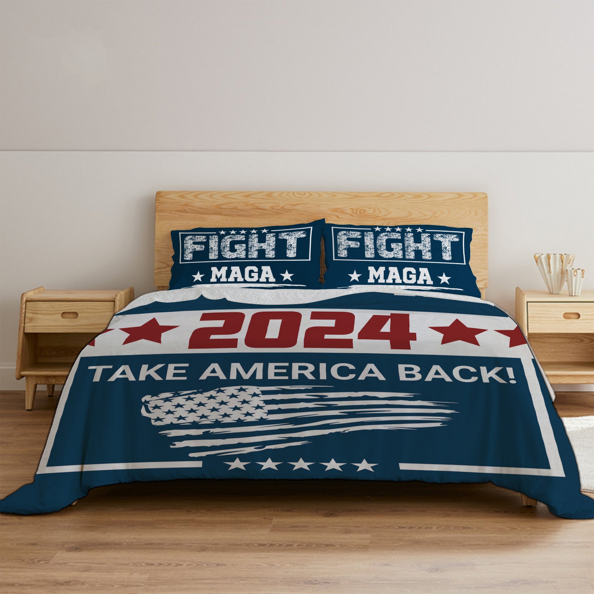 Take America Back Sherpa Comforter Set