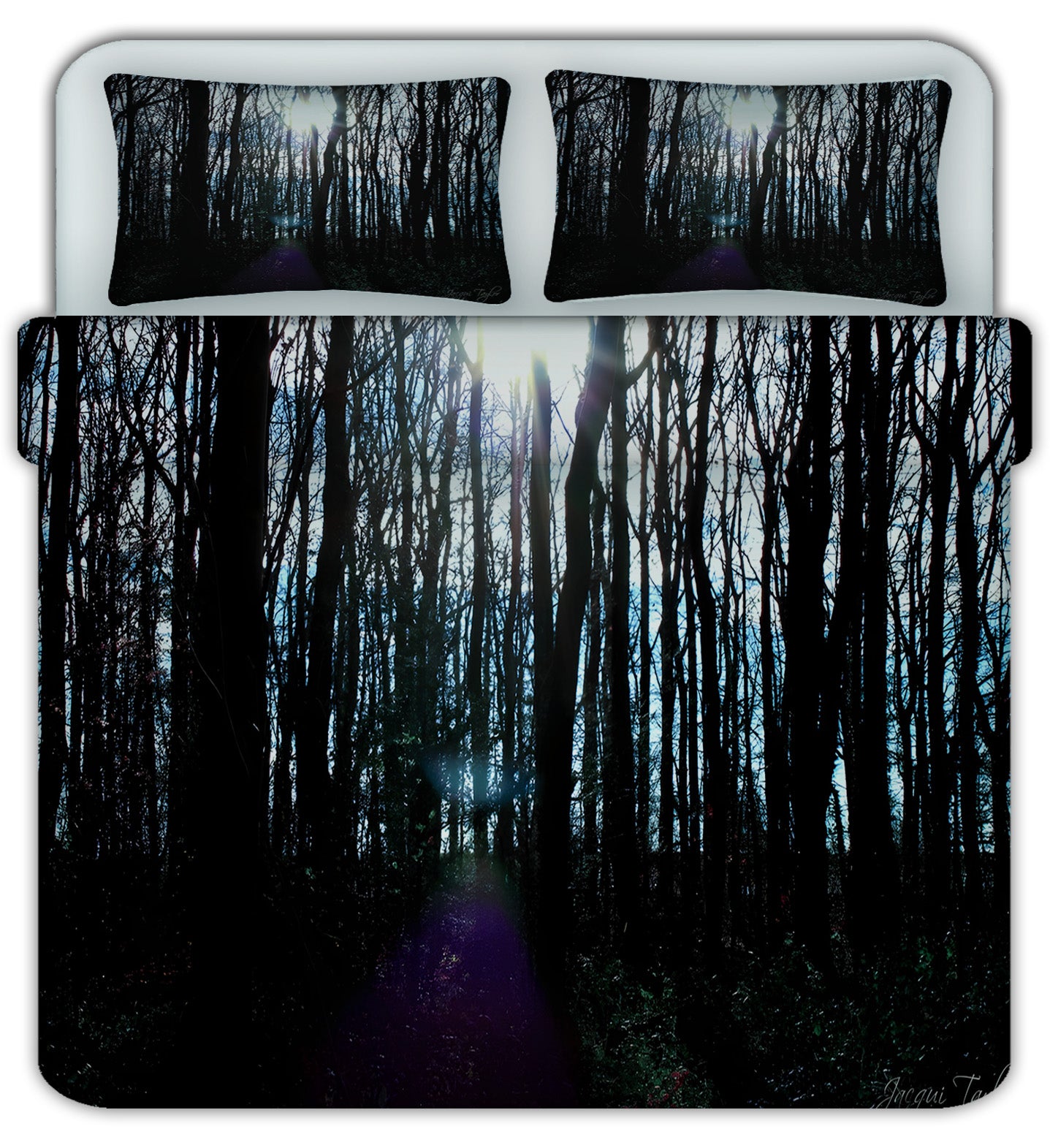 Silhouette Trees Duvet Cover Set