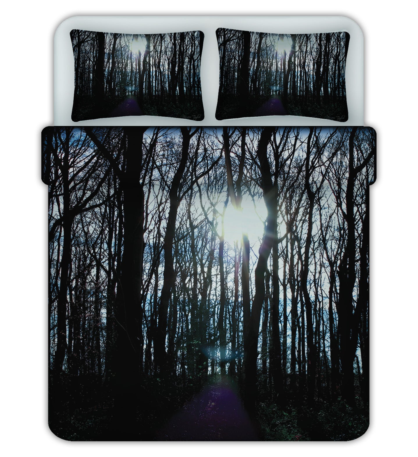 Silhouette Trees Duvet Cover Set