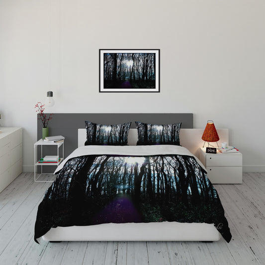 Silhouette Trees Duvet Cover Set