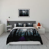 Silhouette Trees Duvet Cover Set